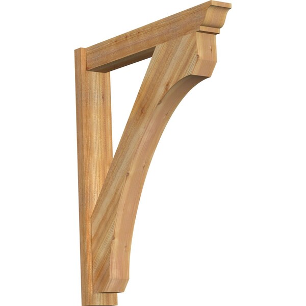 Ekena Millwork Legacy Traditional Rough Sawn Outlooker, Western Red Cedar, 6"W x 36"D x 44"H OUT06X36X44LEC01RWR - main